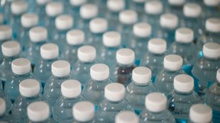white plastic bottle lot